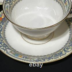 Set Of 12 Lenox'The Autumn' S-1 Gold Mark Cups and Saucers