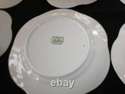 Set Of 12 Shelley Dainty Regency Bone China Gold Trim Cups And Saucers