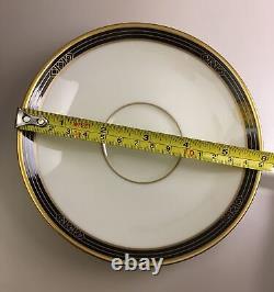 Set of 11 Lenox Ambassador Collection Langdon Gate Tea / Coffee Cups & Saucers