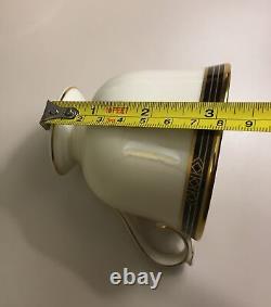 Set of 11 Lenox Ambassador Collection Langdon Gate Tea / Coffee Cups & Saucers