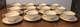 Set Of 12 Lenox Tuxedo Gold Encrusted Cups & Saucers