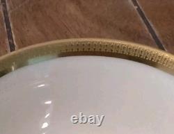 Set of 12 Lenox Tuxedo Gold Encrusted Cups & Saucers