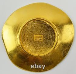 Set of 4 White & Gold Edouard Rambaud Paris Demitasse Cups & Saucers VS178