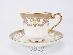 Set of 6 De Lamerie London Fine Bone China Teacups and Saucers Slight Mismatch