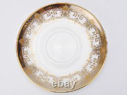 Set of 6 De Lamerie London Fine Bone China Teacups and Saucers Slight Mismatch