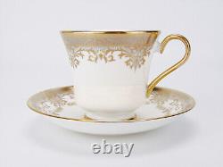 Set of 6 De Lamerie London Fine Bone China Teacups and Saucers Slight Mismatch
