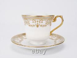Set of 6 De Lamerie London Fine Bone China Teacups and Saucers Slight Mismatch