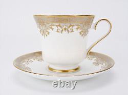 Set of 6 De Lamerie London Fine Bone China Teacups and Saucers Slight Mismatch