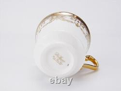 Set of 6 De Lamerie London Fine Bone China Teacups and Saucers Slight Mismatch
