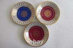 Set of 6 Marque Deposee Gold Trim Cups & saucers