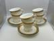 Set Of 6 Waterford Fine China Kells Gold Cups & Saucers