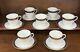 Set Of (7) Royal Doulton Rochelle Cobalt Blue & Gold Bone China Cups & Saucers