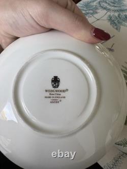 Set of 8 Wedgwood Ascot Gold Encrusted Saucers 14 cm