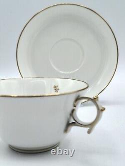 Sevres Cup and Saucer Decorated with a Crest of the French Republic in Gilt 1906