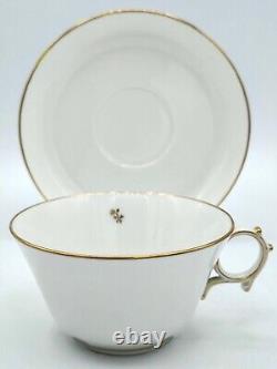 Sevres Cup and Saucer Decorated with a Crest of the French Republic in Gilt 1906