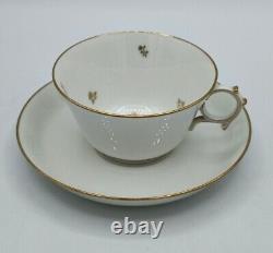 Sevres Cup and Saucer Decorated with a Crest of the French Republic in Gilt 1906