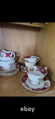 Shelley Duchess 13406 Fine Bone China 20 Piece Tea Set Vintage England