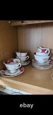 Shelley Duchess 13406 Fine Bone China 20 Piece Tea Set Vintage England