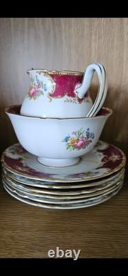 Shelley Duchess 13406 Fine Bone China 20 Piece Tea Set Vintage England