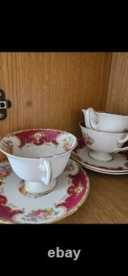 Shelley Duchess 13406 Fine Bone China 20 Piece Tea Set Vintage England