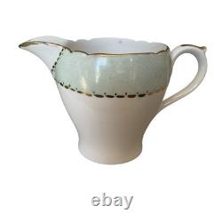 Shelley England Regency Tea Set Teapot Green Gold Cups Saucers Plates Vtg 13 Pc Shelley England Regency Tea Set Teapot Green Gold Cups Saucers Plates Vtg 13 Pc