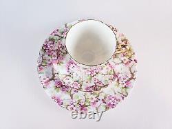 Shelley Maytime Chintz Ripon Shape Cup, Saucer & Plate #13386 Gold Trim