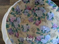 Shelley Oleander Summer Glory Chintz Peach Hydrangea Teacup Tea cup Saucer Gold