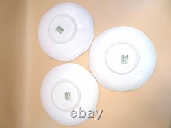 Shelley Regency Fine Bone China Coffee Cups and Saucers Set of 6 White Gold Trim Shelley Regency Fine Bone China Coffee Cups and Saucers Set of 6 White Gold Trim