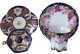 Shofu China/nippon Japanese Cups And Saucers Hand Painted Heavy Raised Gold, Jew