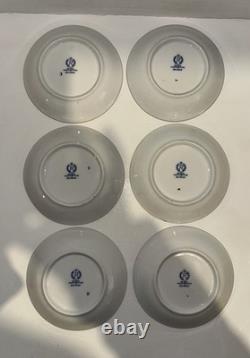 Six Cobalt Blue and Gold Demitasse Cups and Saucers With Carrying Case Germany