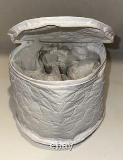 Six Cobalt Blue and Gold Demitasse Cups and Saucers With Carrying Case Germany