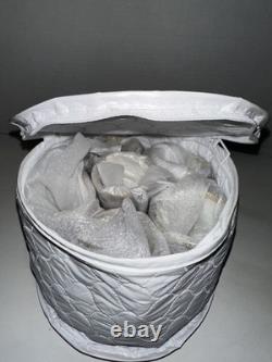 Six Cobalt Blue and Gold Demitasse Cups and Saucers With Carrying Case Germany