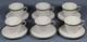 Spode, Lausanne, 6 X Teacups & Saucers, Gold Trim, Tea Cup