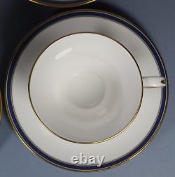 Spode, Lausanne, 6 x Teacups & Saucers, Gold Trim, Tea Cup