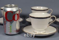 Spode, Lausanne, 6 x Teacups & Saucers, Gold Trim, Tea Cup