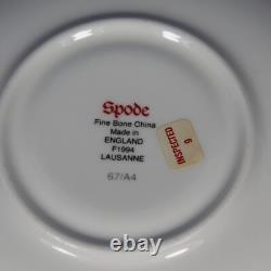Spode, Lausanne, 6 x Teacups & Saucers, Gold Trim, Tea Cup