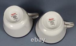 Spode, Lausanne, 6 x Teacups & Saucers, Gold Trim, Tea Cup
