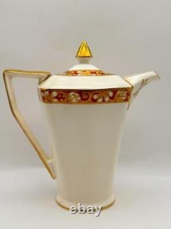 Standard China Art Deco Coffee Set for 6 in Stuart Shape c. 1930 Chapmans Longton