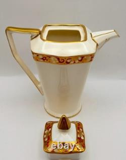 Standard China Art Deco Coffee Set for 6 in Stuart Shape c. 1930 Chapmans Longton