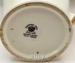 Standard China Art Deco Coffee Set for 6 in Stuart Shape c. 1930 Chapmans Longton