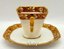 Standard China Art Deco Coffee Set for 6 in Stuart Shape c. 1930 Chapmans Longton