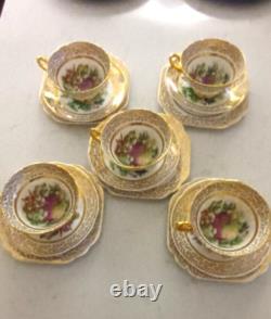 Stanley Orchard fruits fine bone china, cups saucers and plates