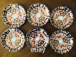 Stunning Royal Crown Derby Imari 2451 Tea Set Cups, Saucers & Plates, 1930's