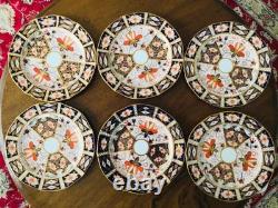 Stunning Royal Crown Derby Imari 2451 Tea Set Cups, Saucers & Plates, 1930's