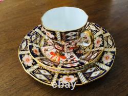Stunning Royal Crown Derby Imari 2451 Tea Set Cups, Saucers & Plates, 1930's