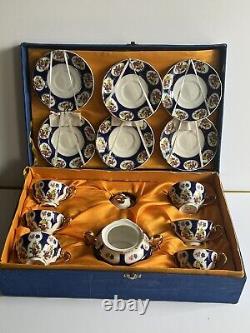 Stylish Vintage T Limoges France Hand Painted Decorated Coffee Set