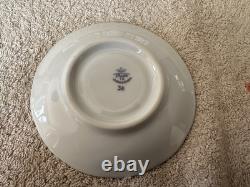 TK Thun Czechoslovakia Menuet Teapot, 6 Cups/Saucers, Sugar Bowl and Milk Jug