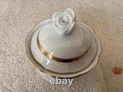 TK Thun Czechoslovakia Menuet Teapot, 6 Cups/Saucers, Sugar Bowl and Milk Jug