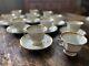 Tv Limoges France La Cloche 11 Tea Cups And 10 Saucers Fine China Gold Rimmed