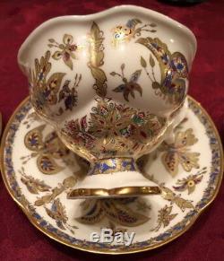 Tea Cup & Saucer, Lomonosov Porcelain, Fantastic butterflies, Gold, IFZ, Russia